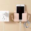 Mobile Phone Wall Bracket/wall Storage Box/power Strip Storage Box/multifunctional Wall Hook/non Perforated Tenant Friendly Bracket