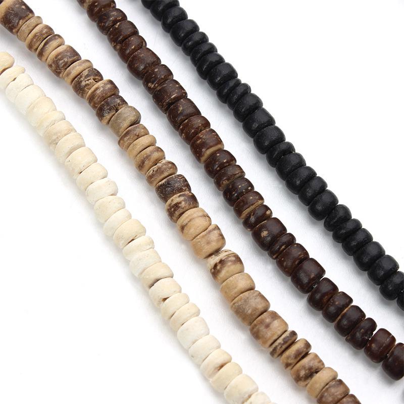 Coconut Shell Spacer Beads for DIY Jewelry: Bracelet & Necklace Craft Beading Supplies