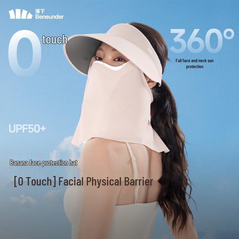 Beneunder AS721 Full Protection Sun Visor Hat with Face Mask