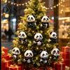 Collectible Panda Box Set Advent Calendars 2026, 2D Acrylic Cute Hanging Ornaments for Animal Xmas Tree, 24 Days Christmas Countdown Calendar,