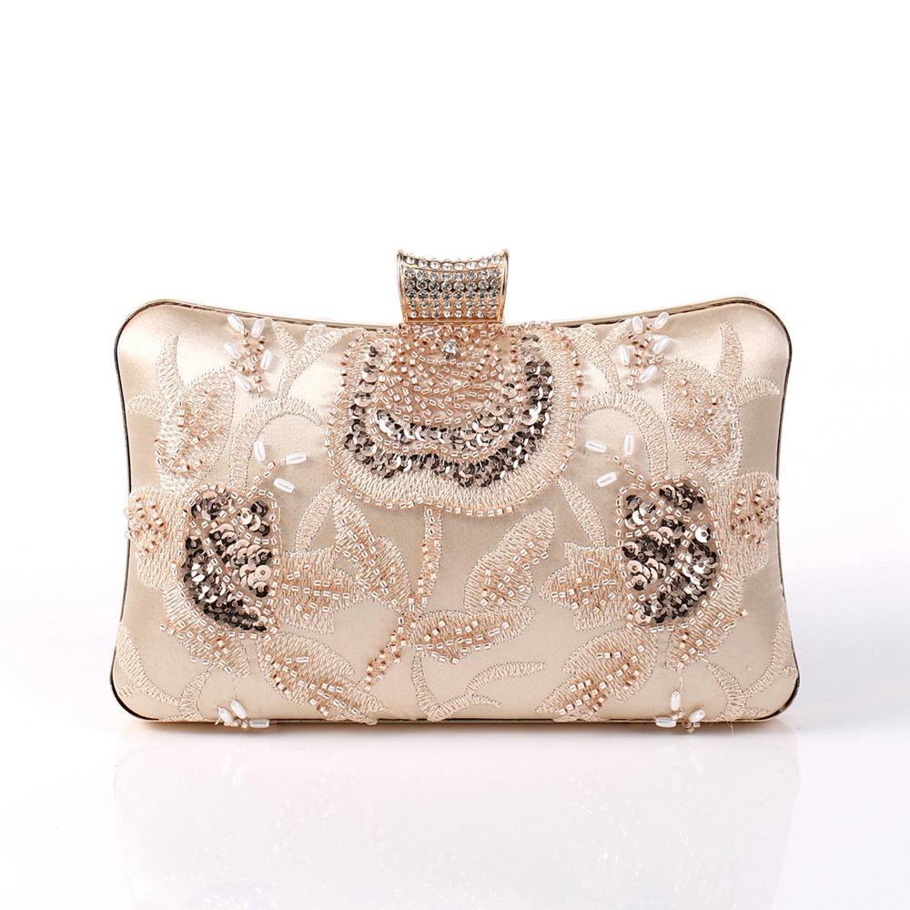 

Shinny Glitter Evening Bags Beading Banquet Clutches Diamonds Sequined Chain Handbags Female Shoulder Crossbody Bags Luxury Sac