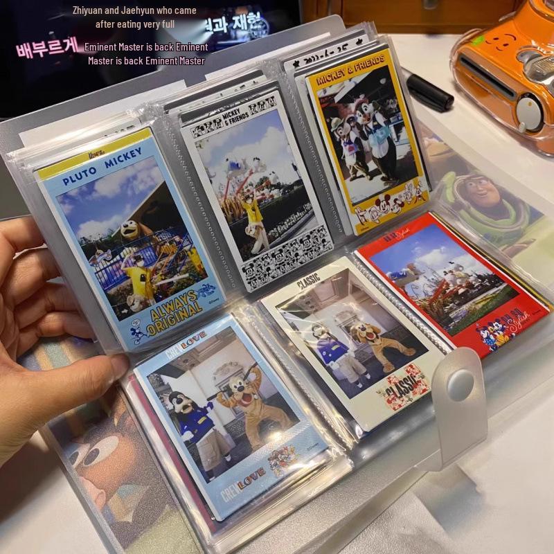 3-Inch Polaroid Photo Album for Photos, Postcards, Stickers, Movie Tickets, and Cards.