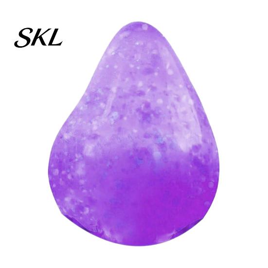 Durable Stress Ball Water Drop Relief Toy, Anxiety Reduction Waterdrop Sensory Clear Toy Pinch Fidget Portable Decompression Non-sticky