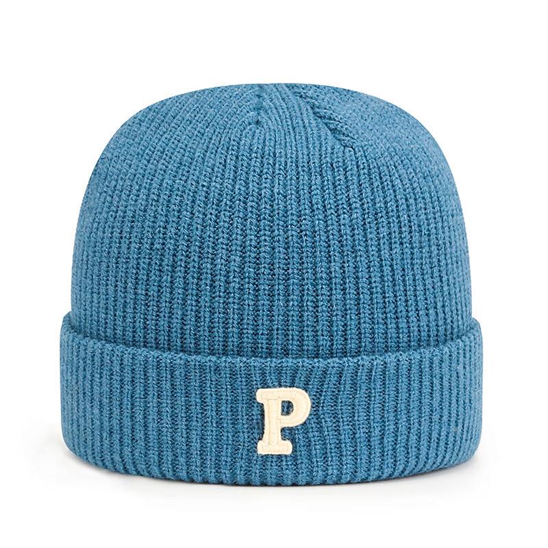 ZHENYUEQI P-Letter Cashmere-Blend Knit Beanie