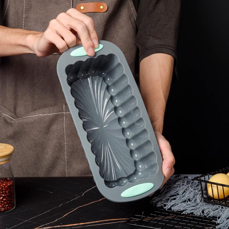 Baking Pan Silicone Mold Large Rectangular Toast Box Cake Mousse Mold High Temperature Kitchen Supplies