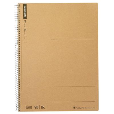 Maruman Note Ring Notebook Plain Basic A4 80 Sheets N225ES