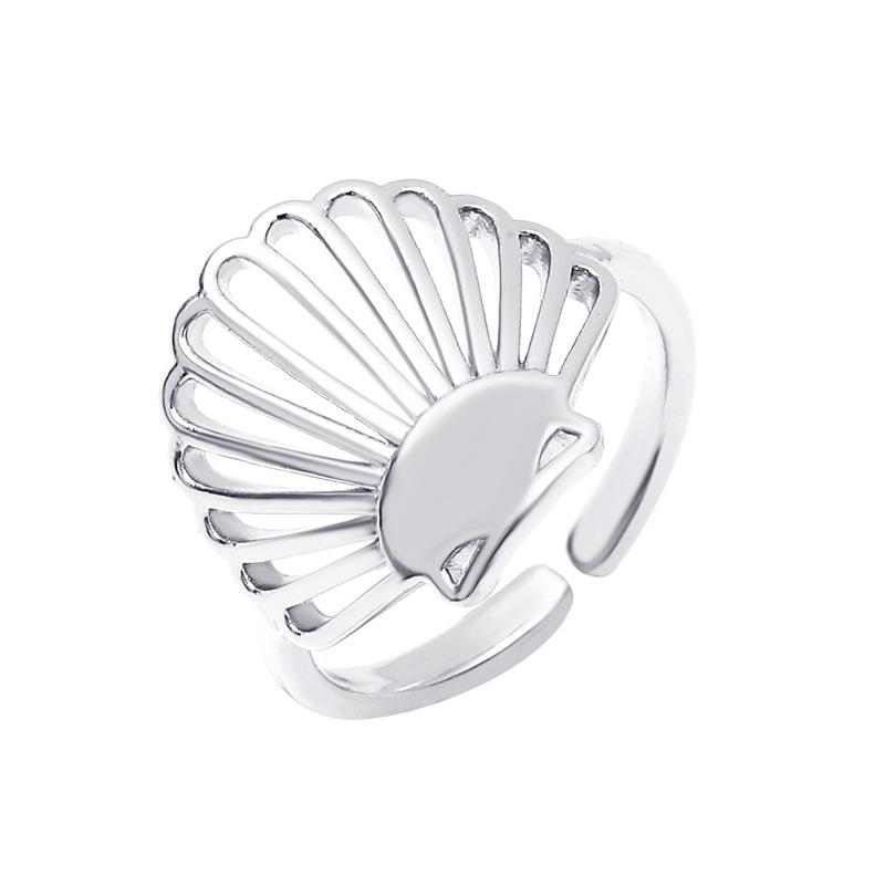 Trendy Diamond Butterfly Heart Open Ring - Unique Musical Note Design for Couples