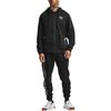 Under Armour Rival Fleece Amp Full Zip Hoodie Logo Training Jacket Men jackets Black 1357113-001