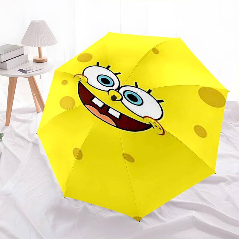 1ks houbový Bob Hranatý Automatický Otevírací Zavírací Deštník Větruodolná Stříška, Tlačítko Automatického Otevírání Zavírání10185