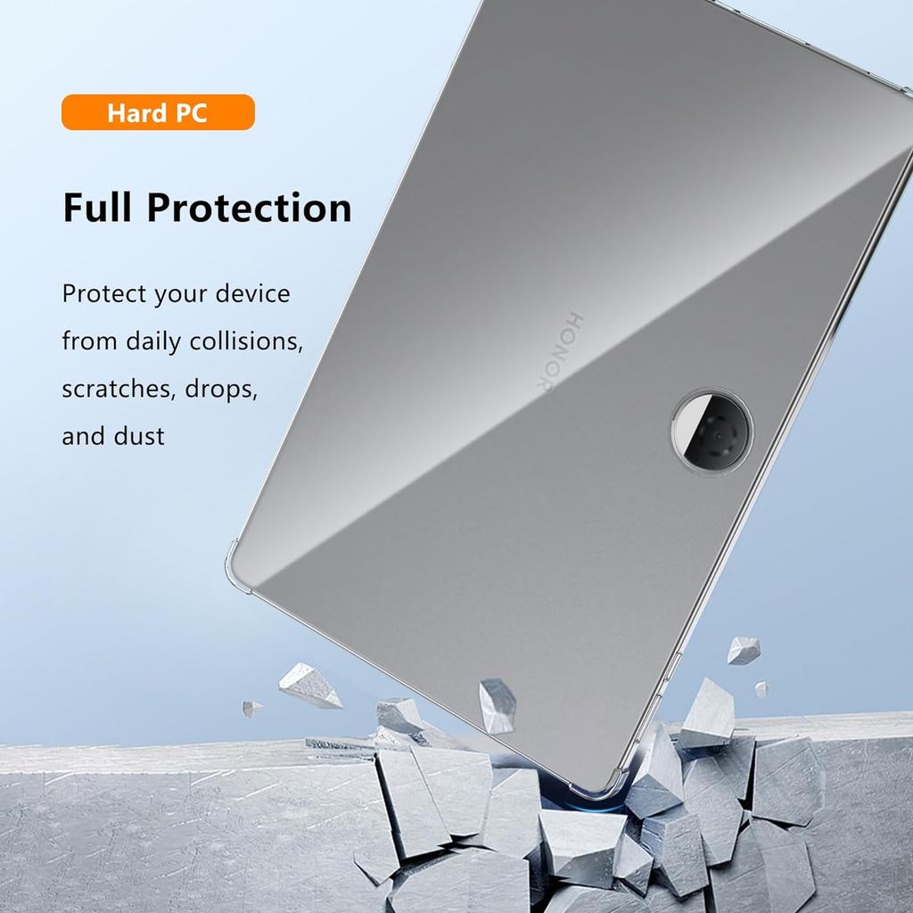 For Honor Pad 9 Case Four Corner Drop-proof Transparent Tablet TPU Cover