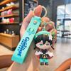 Portachiavi in ​​silicone con simpatico personaggio di Genshin Impact, adorabile statuetta in PVC per borse e telefoni.