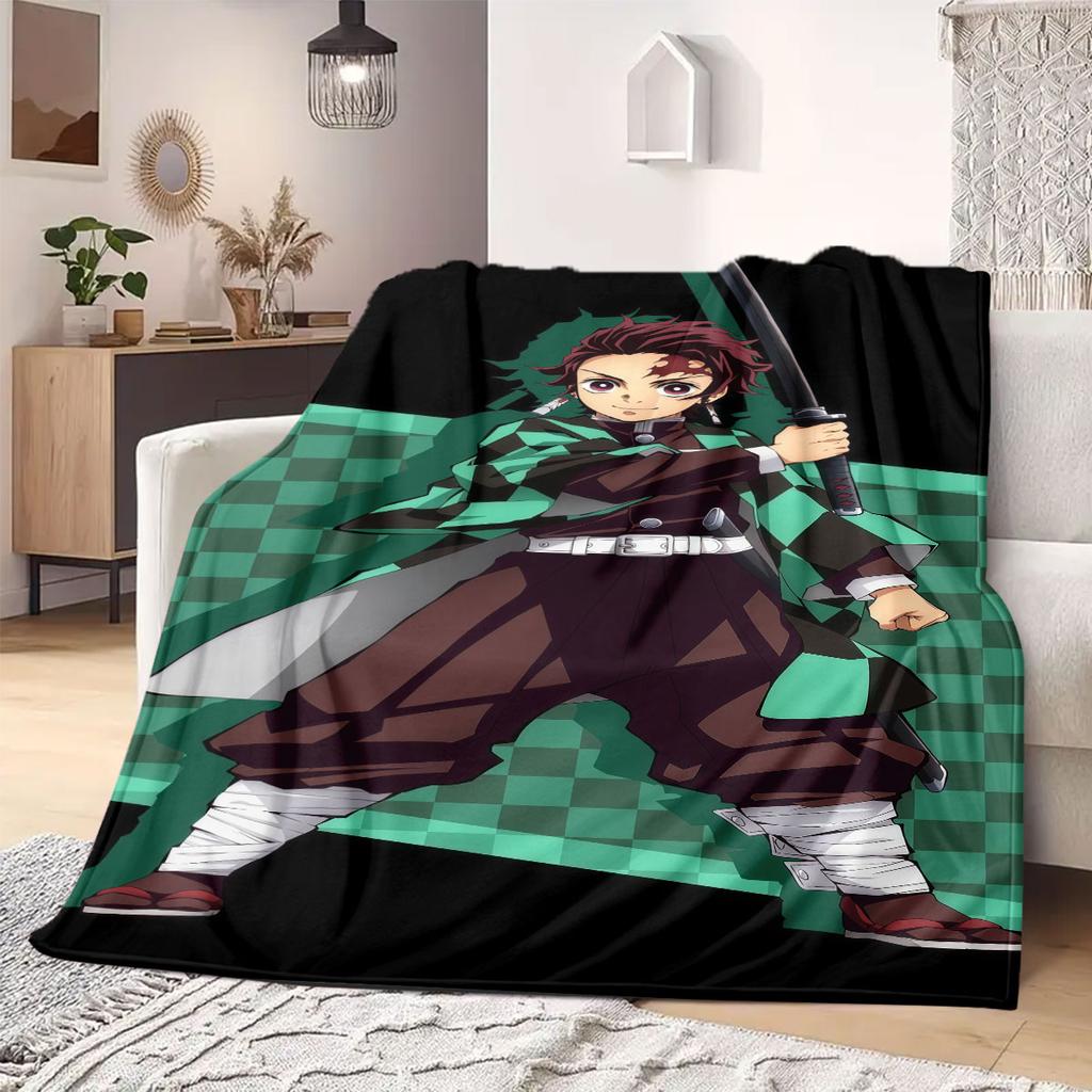 Upper Rank Demons Flannel Blanket Warm,Comfortable,Suitable for Bedrooms,Sofas,Beds,Chairs,Picnics,Travel