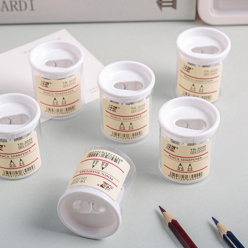 

Transparent Manual Rotary Pencil Sharpener for Students and Artists