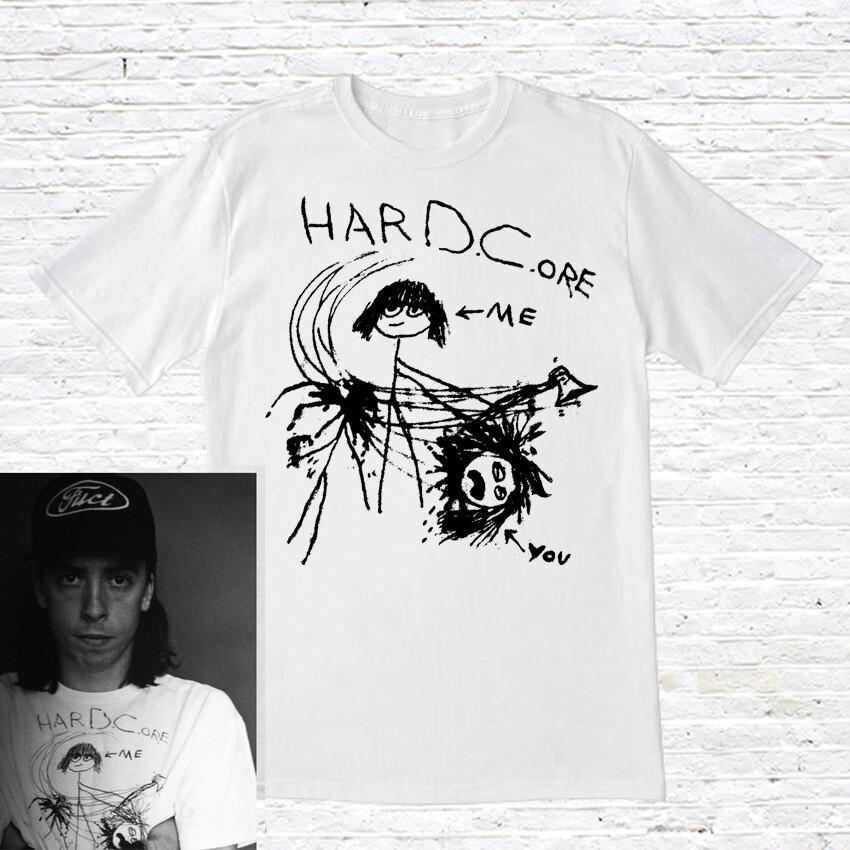 Hard.Core TShirt worn by Dave Grohl Unisex T-Shirt S