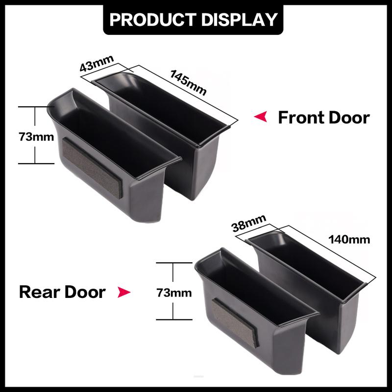 2X For Mercedes Benz EQB EQA W247 X247 H247 B GLB GLA Class 2020 - 2024 Car Door Storage Box Bag Handle Interior Accessories
