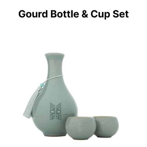 アイドル BTS 2024 DALMAJUNG Gourd Bottle & Cup Buy Pre-order BTS X MU:DS 2024 DALMAJUNG Gourd Bottle & Cup Set at