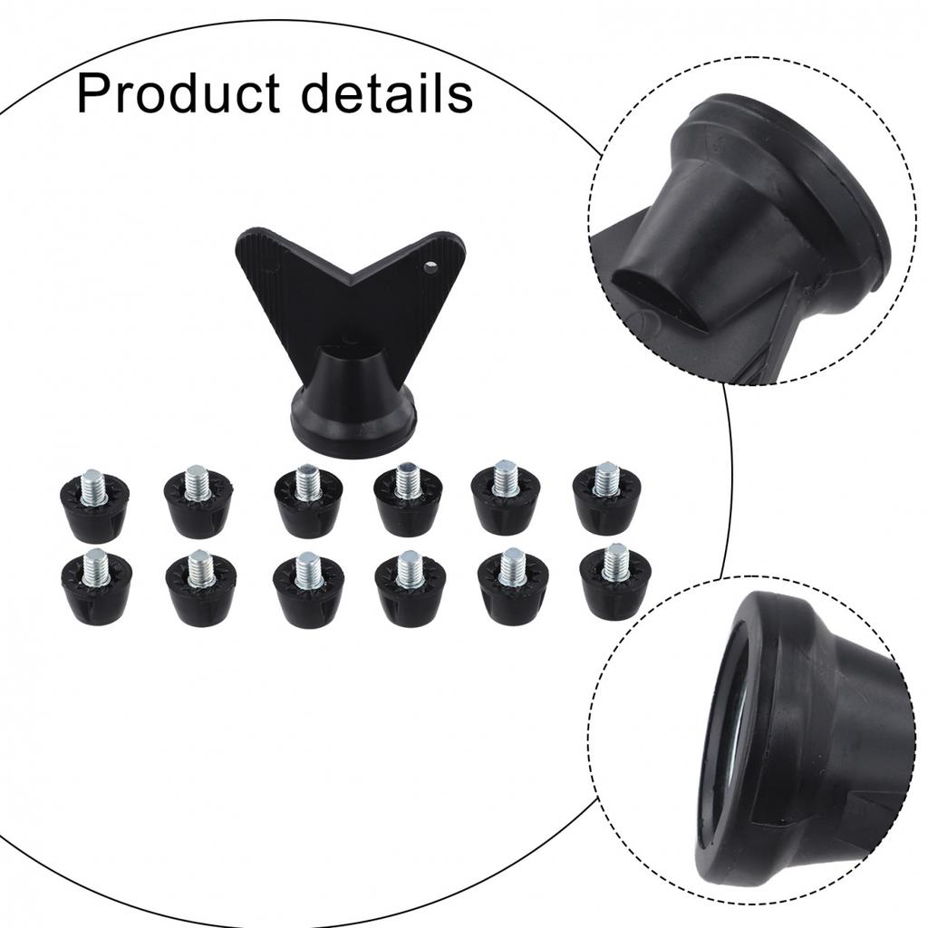 Sustainable Material Football Boot Studs Pack Of 12 Ideal For Active Users