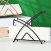 Standing Metal Tissue Holder Geometric Heavy Duty Iron Dining Table Paper Towel Napkin Clip Dispenser Organizer Home Hotel Kitchen Supplies