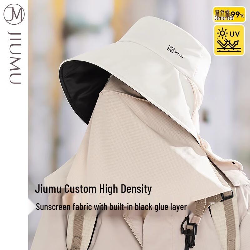 JIUMU Women s UV Protection Summer Sun Hat with Face & Neck Flap