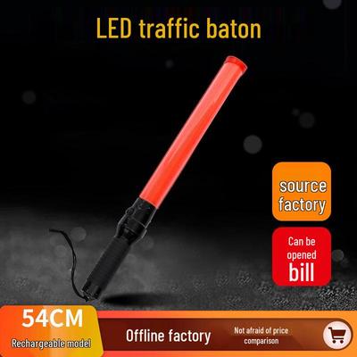 Barra Luminosa LED Recargable Bastón de Tráfico (Los 54CM)