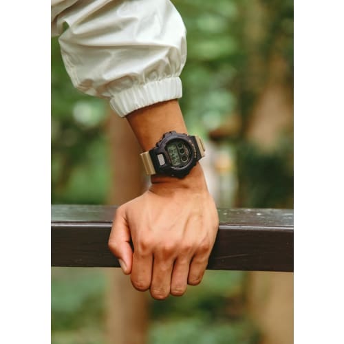 Casio Watch G-Shock Two Tone Utility Colors Series DW-6900TU-1A5JF Men's Khaki