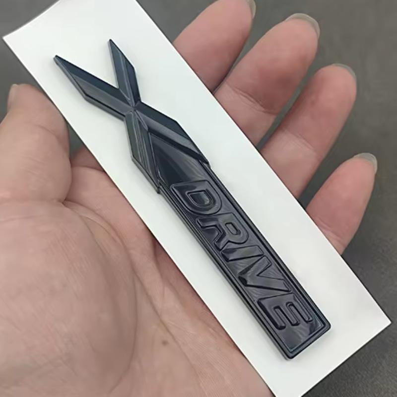 ABS X Drive Logo Xdrive Emblem Sticker Car Rear Trunk Badge for BMW E39 E46 E60 E90 E87 F10 F30 G20 G30 X1 X3 X5 Accessories