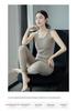 Women's Cashmere-Blend Thick Striped Leggings - Lambswool Knit Base Layer for Autumn and Winter