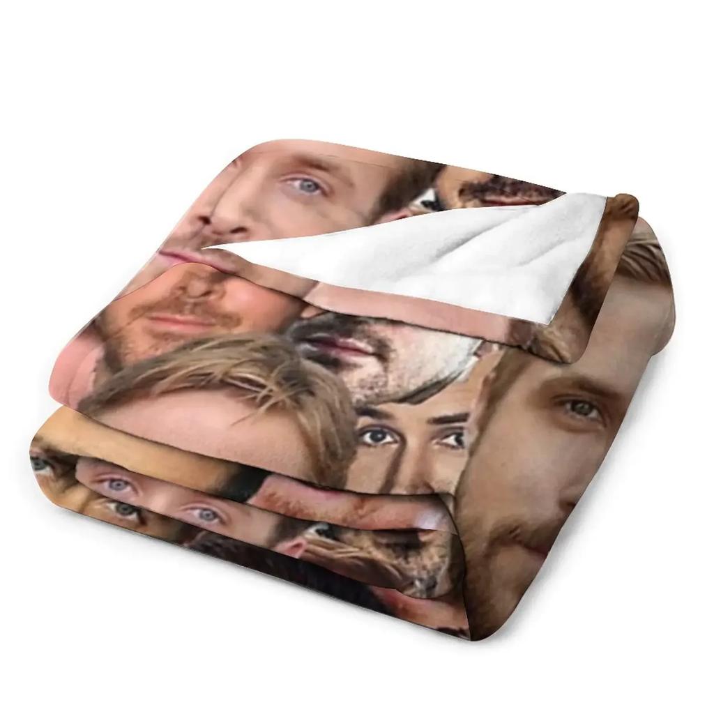 RYAN GOSLING Throw Blanket Camping Blanket Cosplay Anime Dorm Room Essentials Soft Blanket