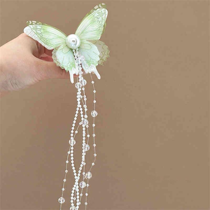 High-End Forest Style Lily Flower Hair Clip - Aesthetic Simulation Shark Grip for Women