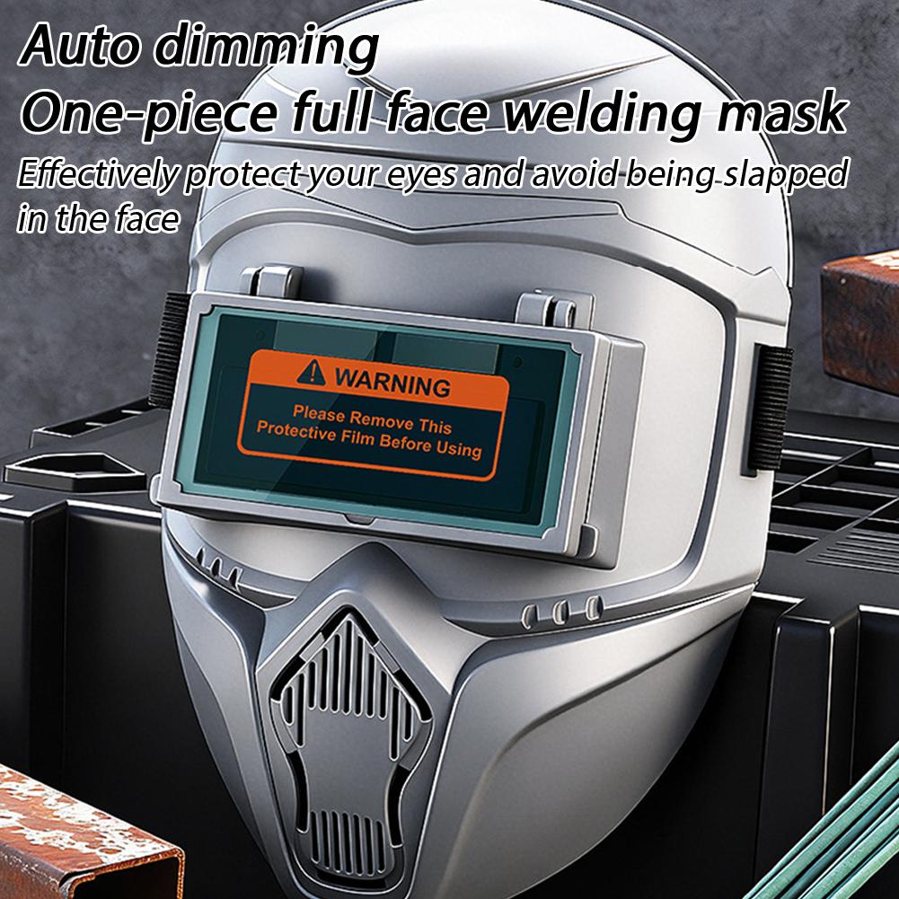 Auto Darkening Welding Helmet True Color Flip Up Welding Mask Full Face Protection with Replaceable Lens Sheets