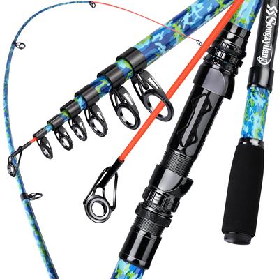 Spinning Fishing Rod Carbon Fiber 99% Trout Carp Telescopic Fishing Pole 1.8M 2.1M 2.4M 2.7M Fishing Pole