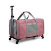 Upgraded Portable Pet Trolley: Foldable, Breathable, Car-Mountable Bag for Cats