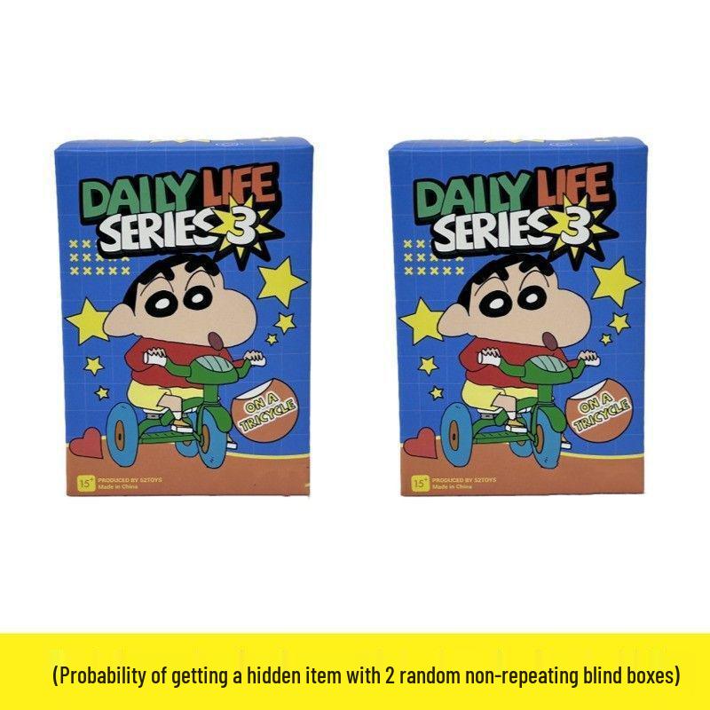 Crayon Shin-chan Serie 3 Trendige Spielfigur - Niedliche Plüschpuppe & Schreibtischdekoration Geschenk