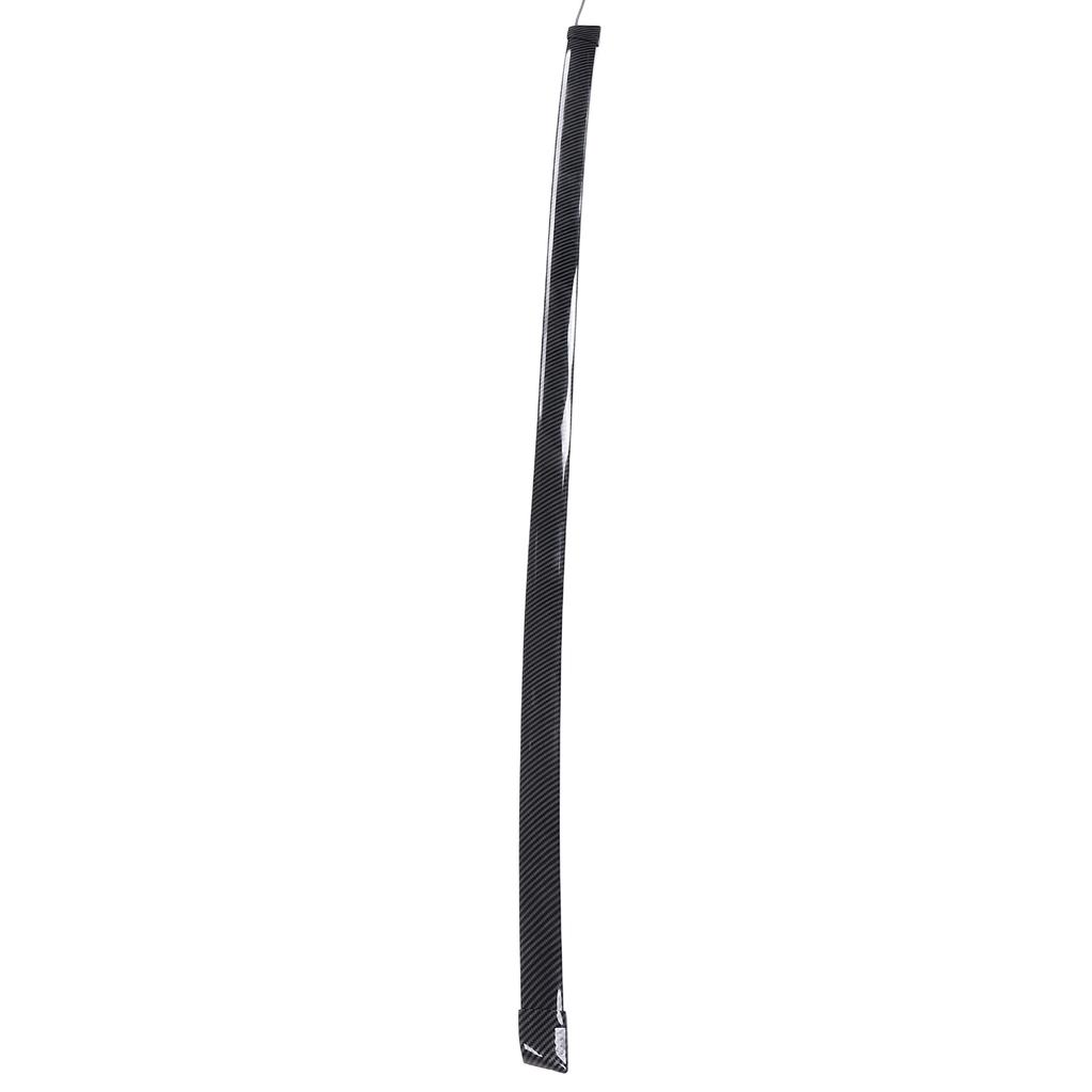 Carbon Fibre Style Rear Trunk Spoiler Lip LED Colorful Spoiler Wing Universal Car Modification