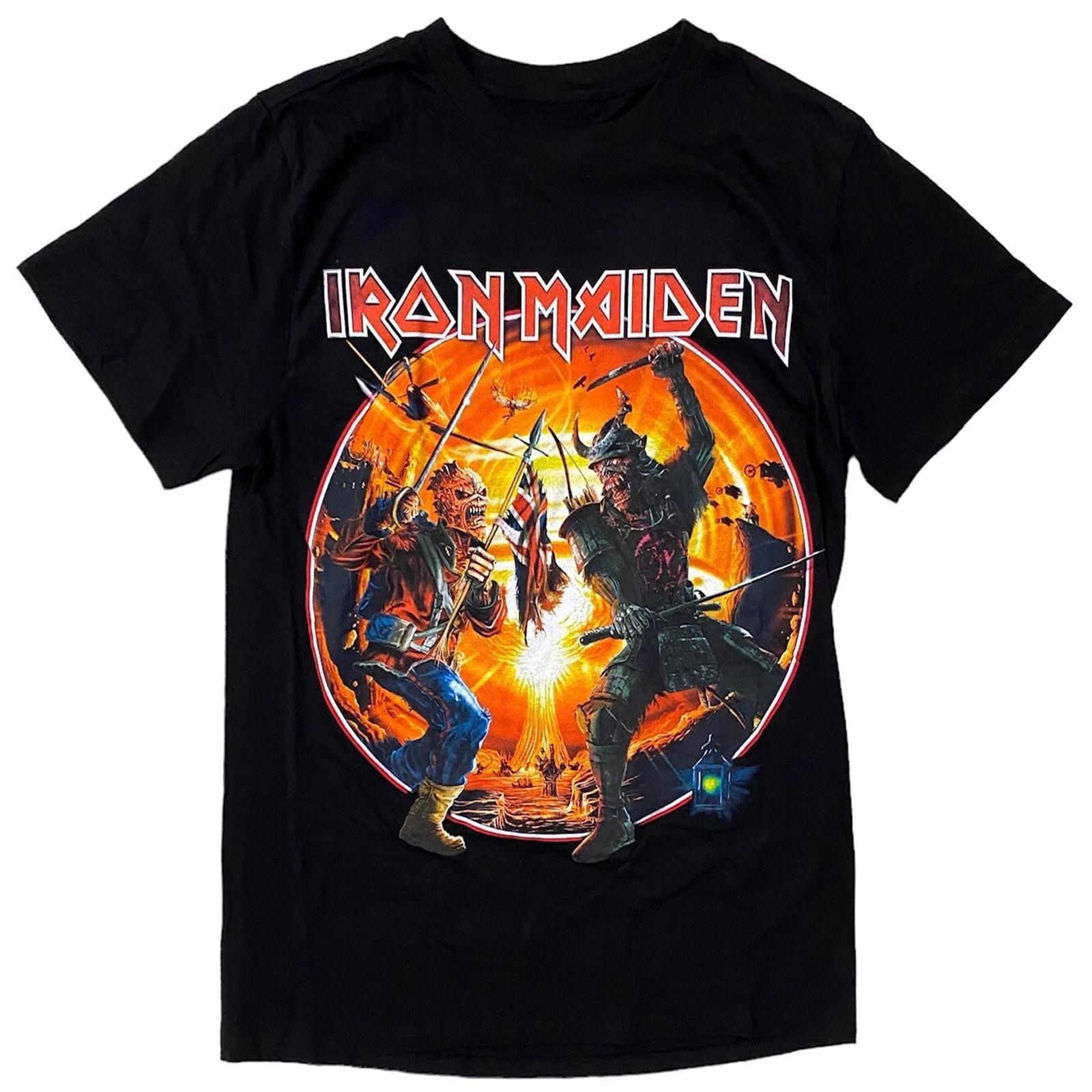 

Iron Men s Legacy of The Beast World Tour 2022 Double Sided Tee T-Shirt High-end Luxury Is for Both Men and Women Top Y2k XXXXXL чорний