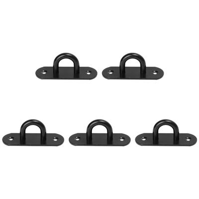 5 PCS Stainless Steel Eye Plate Ceiling Hook Pad Eye Plate Reinforced Load Bearing Door Fixing
