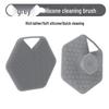 Double-Sided Silicone Bath Brush with Soft Bristles & Long Handle
