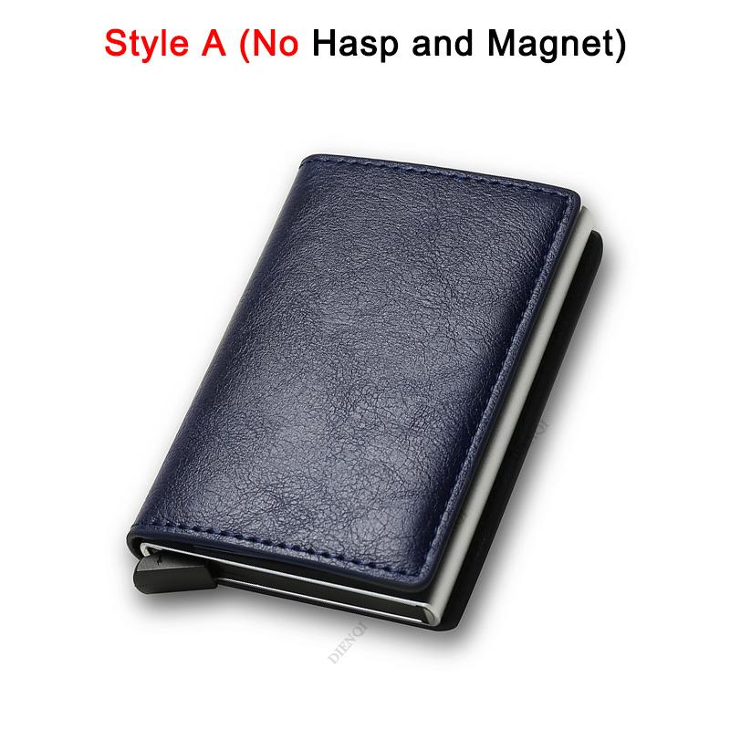Anti Thief Rfid Credit Card Holder Smart Minimalist Wallet Pocket Men Women Slim Cardholder Bank Cash Creditcard Case Bag Purse
