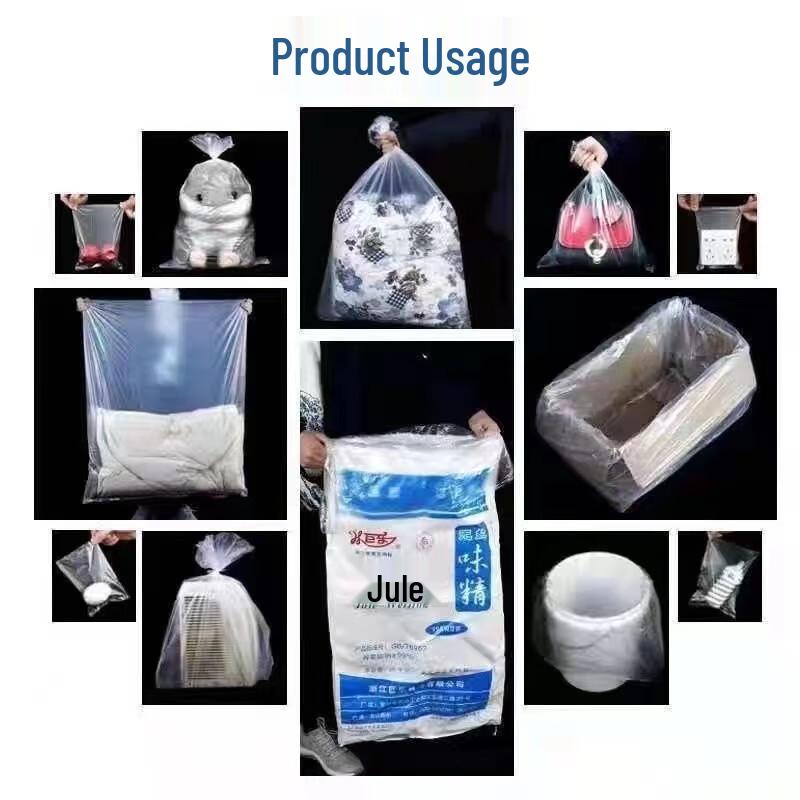 PE Flat Poly Bags for Packaging