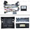 Car Radio Frame Fascias For Opel Corsa D Vauxhall Corsa D 2007-2012 9 Inch 2DIN Stereo Panel Harness Wire Canbus Box Power Cable