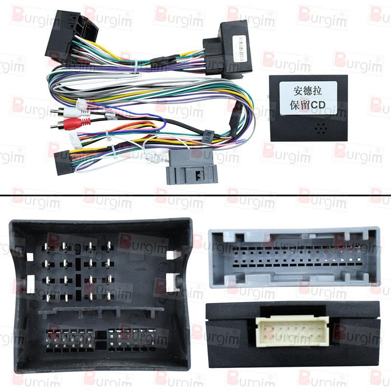 Car Radio Frame Fascias For Opel Corsa D Vauxhall Corsa D 2007-2012 9 Inch 2DIN Stereo Panel Harness Wire Canbus Box Power Cable