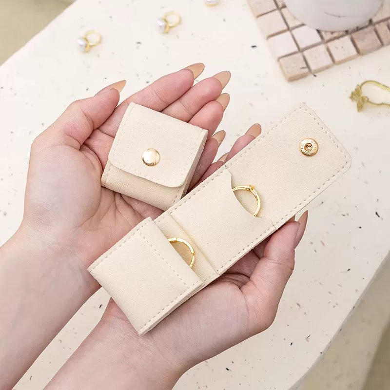 Travel Mini Jewelry Organizer Bag Portable With Multiple Compartments For Rings Necklaces Earrings Storage Case Delicate