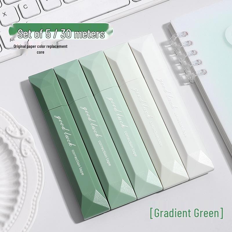 Gradient Invisible Color Correction Tape - Smooth, Portable, High-Quality Stationery for Primary School Students