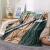 One Piece Roronoa Zoro Flannel Blanket, High Quality Comfortable for All Seasons, Home Decor, Warmth and Comfort