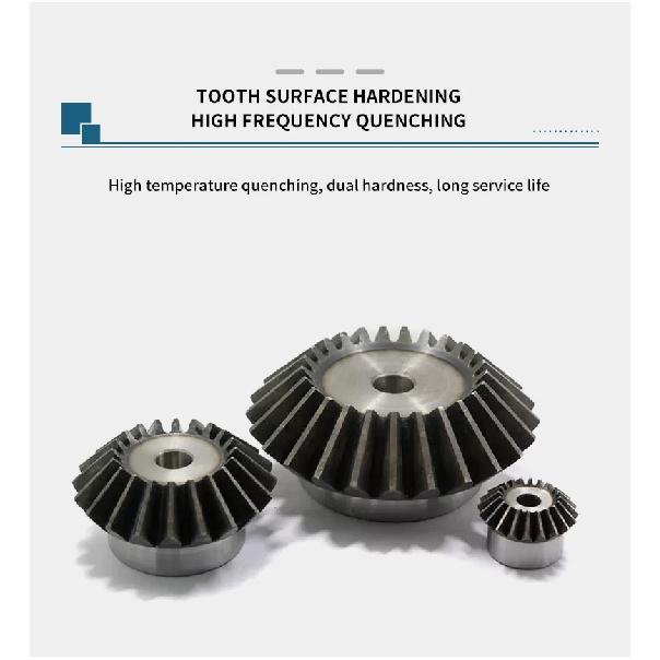 Bevel Gear 1M 25/30Teeth Inner Bore 6/8/10/12/14/15/16mm Gear 90 Degrees Transmission Precise Bevel Gear