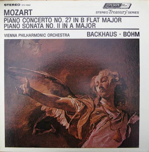 

LP Record WOLFGANG AMADEUS MOZART WILHELM B Mozart Piano Concerto No. 27 In B STS15062 LONDON 1969 US Classical Used