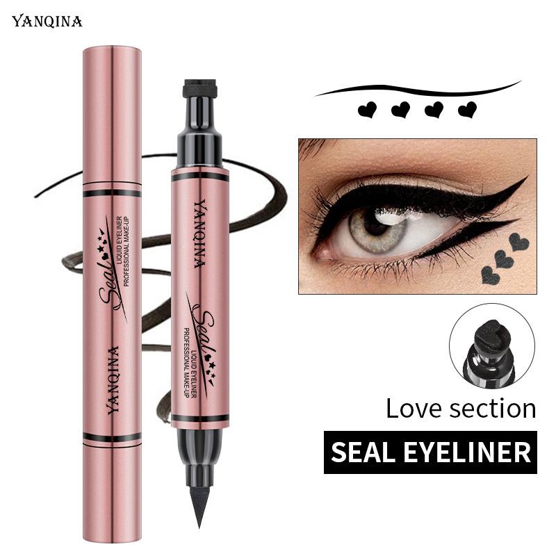 Kredka do oczu Star Eyeliner 1 szt. Dwustronna wodoodporna szybkoschnąca trwała płynna kredka do oczu makijaż oczy kosmetyki narzędzie