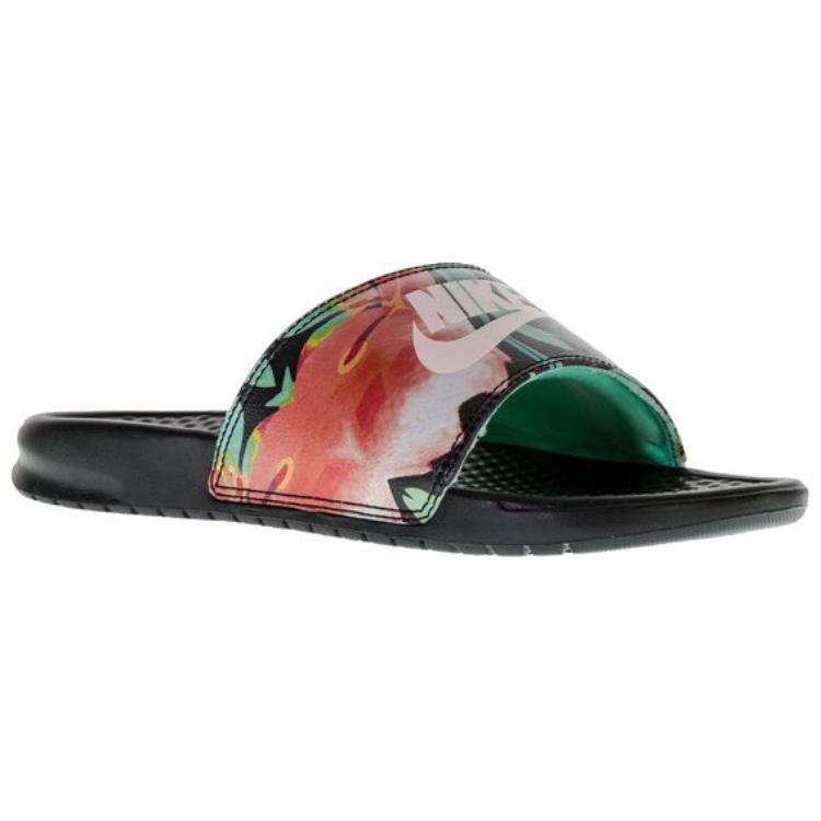 Nike Benassi Jdi Print 'Black Floral' Women's 618919-019