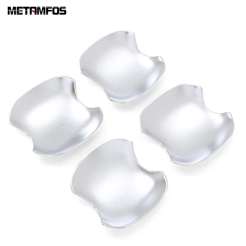 For Toyota Noah Voxy R80 2014-  Chrome Side Door Handle Bowl Cover Trim Protection Cap Exterior Accessories Car Styling