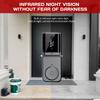 4.3'' Smart IPS Screen Video Intercom Night Vision 2-Way Audio Surveillance Camera Digital Camera with 2.4G Wireless Bell